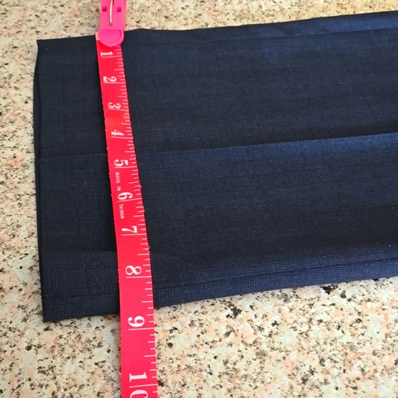 Alain Dupetit Men's Dress Pants Straight Leg Color: Slate Blue  Size 36W/42L - Picture 9 of 11